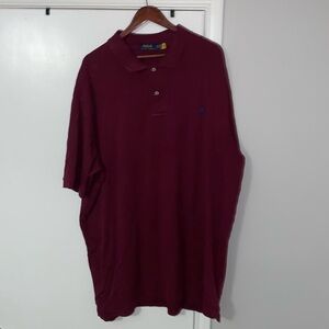 Maroon polo shirt